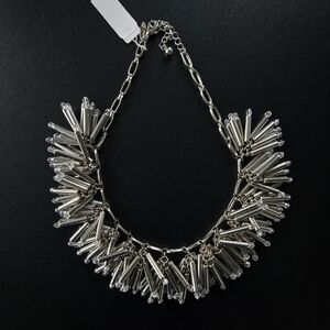 Natasha Accessories Fringe Collar Necklace